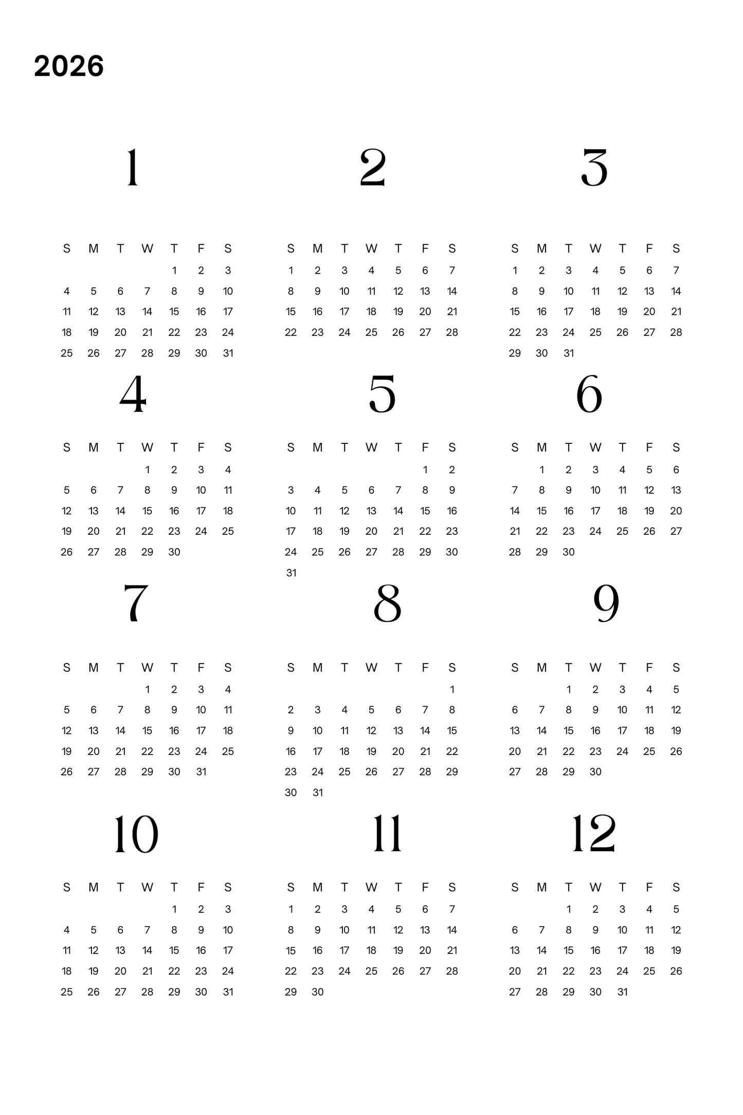 Calendar 6