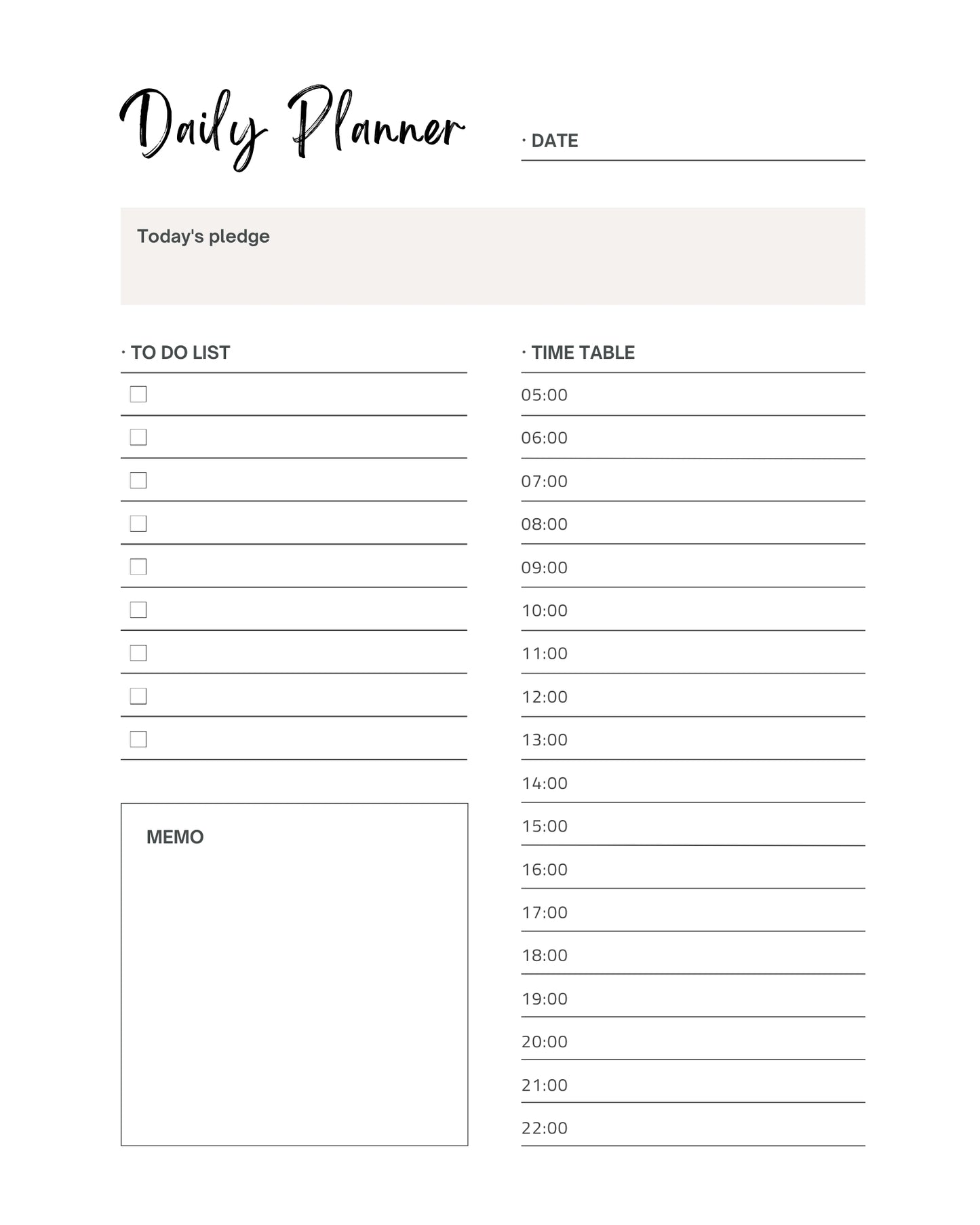 To do list 10