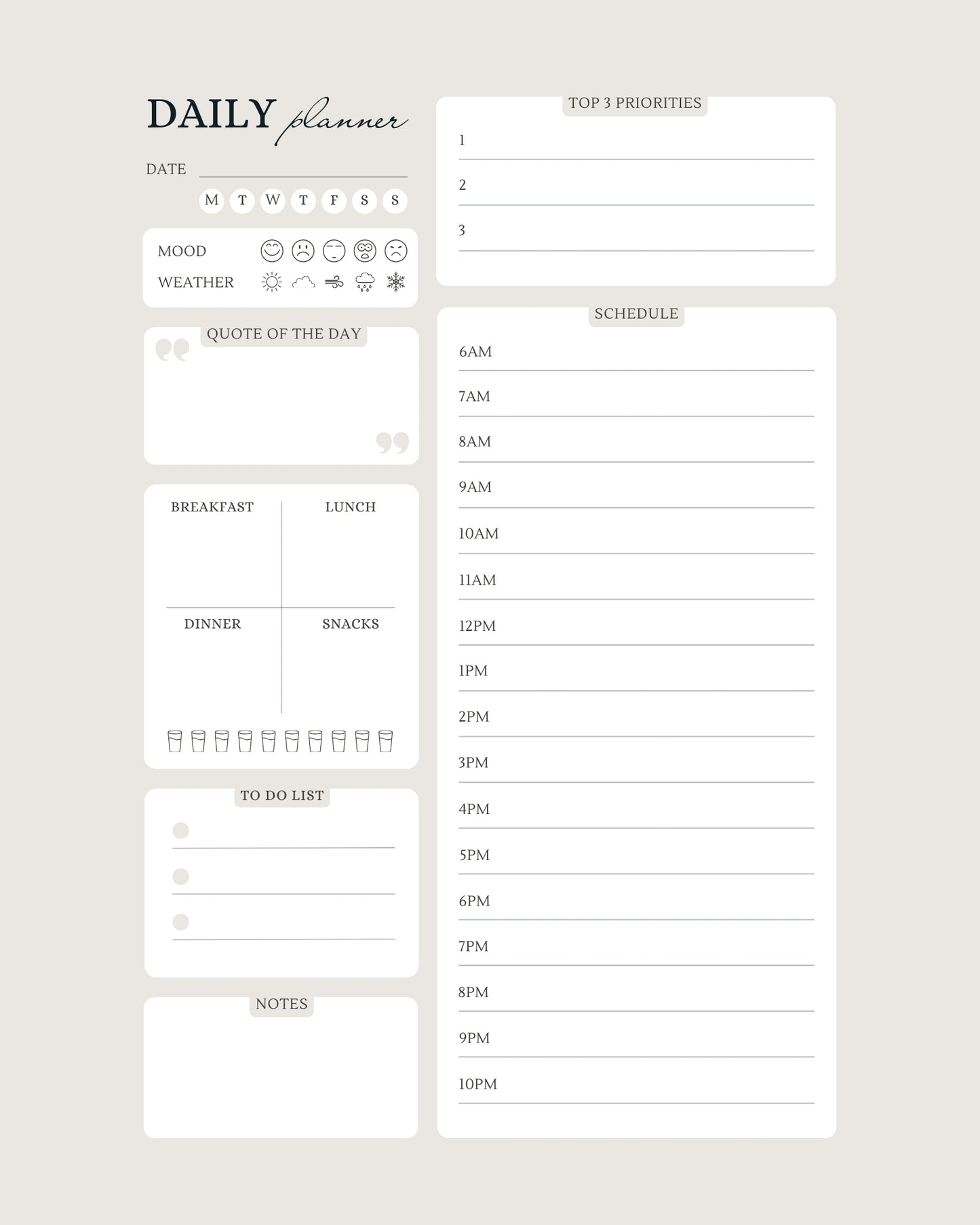 My Daily Journal 1